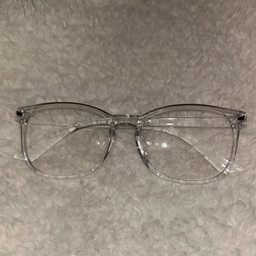 Clear Square Blue Light Glasses NEW
